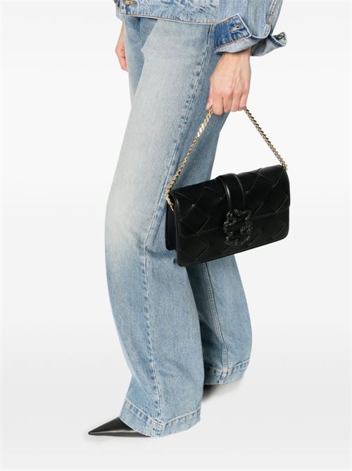 Borsa donna Just Cavalli nera matelassé con catena JUST CAVALLI | 80RA4BM1ZSD88899